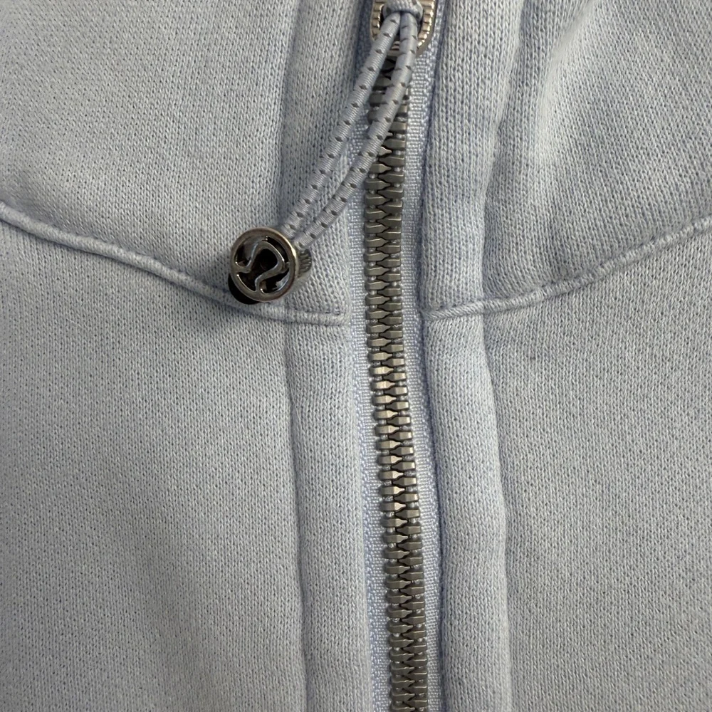 Lululemon Blue Cropped Zip-Up Hoodie - 2 - Picture 3 of 4